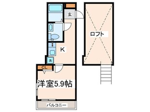 エルソール羽沢の物件間取画像